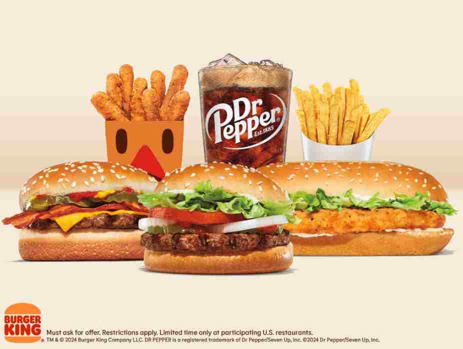 Burger King's value menu
