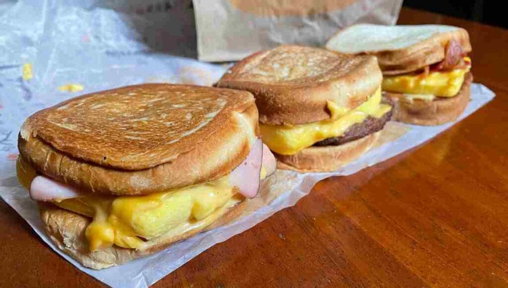Burger King Breakfast Sandwiches