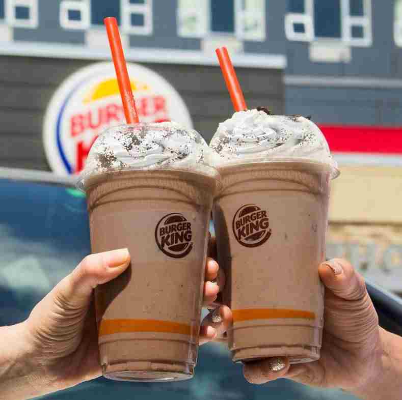 Burger King Chocolate Oreo Shake